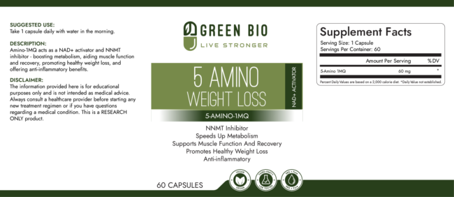 5 AMINO WEIGHT LOSS 60 Capsules, Vegan - Image 2